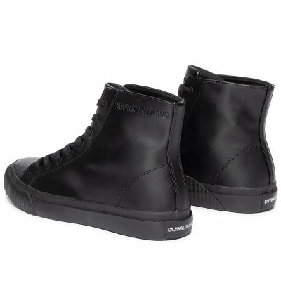 Buty Calvin Klein Jeans wysokie trampki męskie czarne