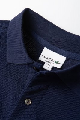 Polo polówka Lacoste męska granatowa z kołnierzykiem