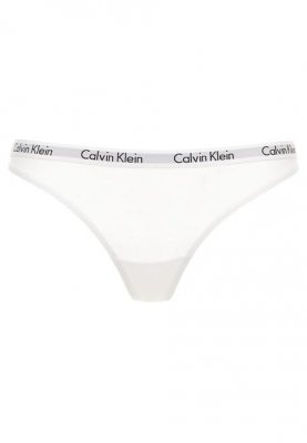 Calvin Klein stringi majtki damskie białe zestaw 3 sztuki