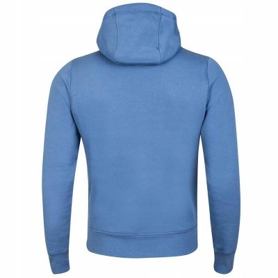 Bluza Tommy Hilfiger męska niebieska z kapturem bawełniana duże logo
