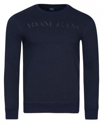 Armani Jeans bluza granatowa męska logo 
