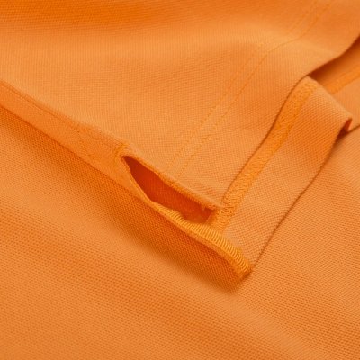 Polówka polo Tommy Hilfiger męska pomarańczowa Regular Fit małe logo bawełniana