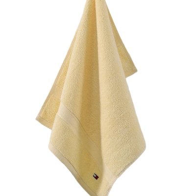 Zestaw ręcznik żółty Tommy Hilfiger bawełniany 2 sztuki