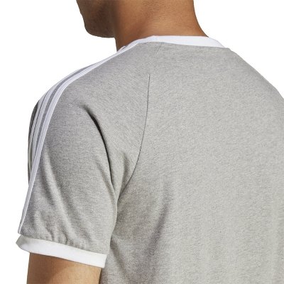 T-shirt Adidas koszulka szara krótki rękaw logo na piersi