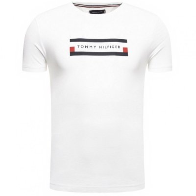 T-shirt Tommy Hilfiger koszulka męska z okrągłym dekoldem biała