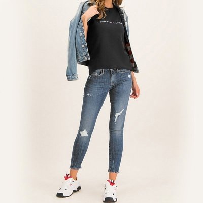 T-shirt Tommy Hilfiger koszulka bluzka damska czarna