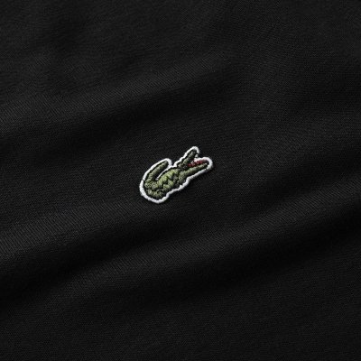 Bluza męska Lacoste czarna bawełniana wkładana przez głowę