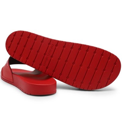 Emporio Armani klapki buty męskie czerwone 