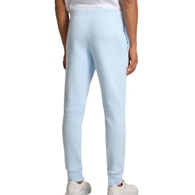 Lacoste komplet dresowy bawełniany błękitny męski spodnie bluza rozpinana z kapturem