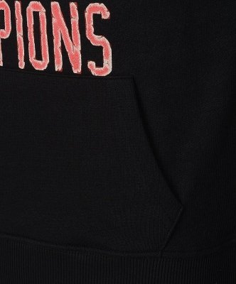 Bluza Tommy Hilfiger Denim męska czarna duże logo bawełniana