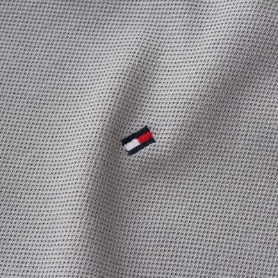 Polówka polo Tommy Hilfiger męska szara Slim Fit bawełniana