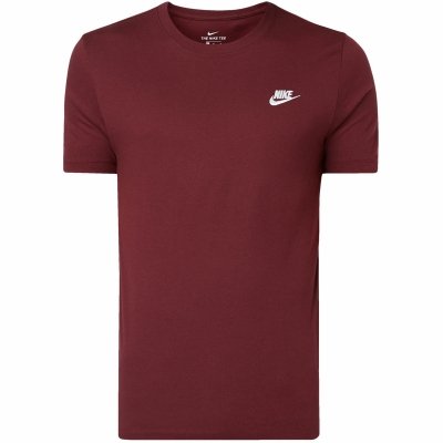 T-shirt koszulka Nike sportowa małe logo męska bordowa