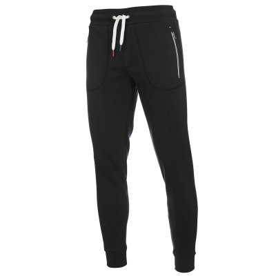 Spodnie Tommy Hilfiger dresowe spodnie męskie czarne 