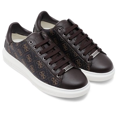 Buty sneakersy Guess obuwie brązowe męskie sportowe 