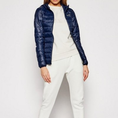 Kurtka damska Emporio Armani EA7 granatowa wiosenna przejściowa