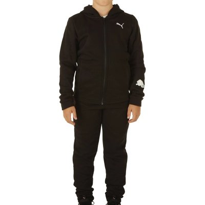 Puma komplet dres dziecięcy bawełniany czarny 