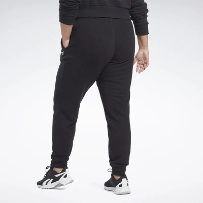 Reebok dresowe spodnie damskie czarne Plus Size