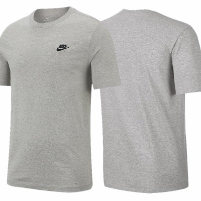 T-shirt koszulka Nike sportowa małe logo męska szara
