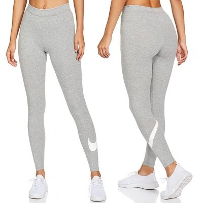 Legginsy Nike damskie bawełniane szare