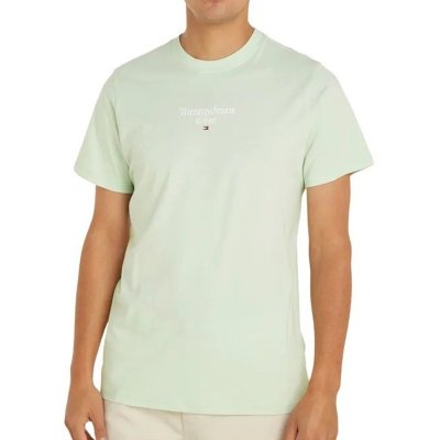 T-shirt Tommy Jeans koszulka męska z okrągłym dekoldem miętowa
