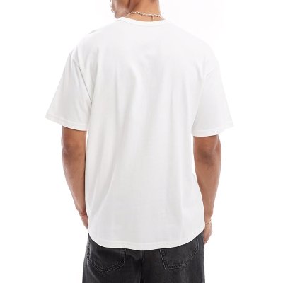 T-shirt koszulka męska Nike swobodny luźny fason logo biała