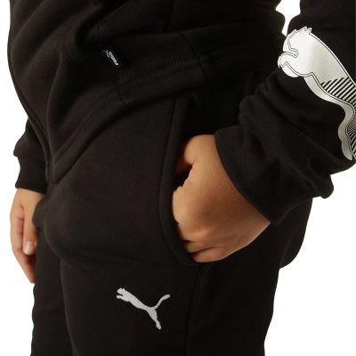 Puma komplet dres dziecięcy bawełniany czarny 