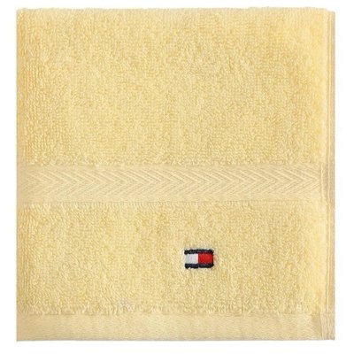 Zestaw ręcznik żółty Tommy Hilfiger bawełniany 2 sztuki
