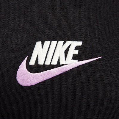 Bluza Nike męska kangurka czarna z nadrukiem sportowa