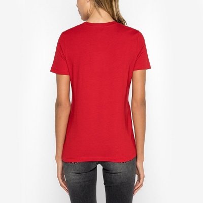 T-shirt Tommy Hilfiger koszulka bluzka damska czerwona