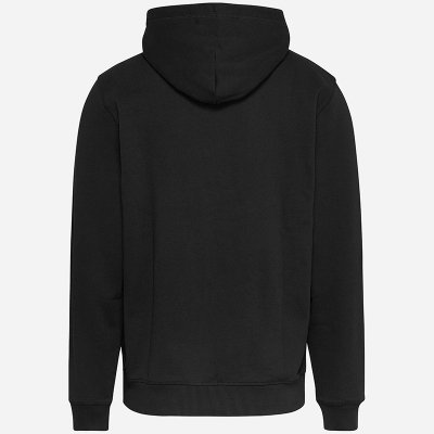 Bluza Tommy Jeans męska czarna kangurka z kapturem