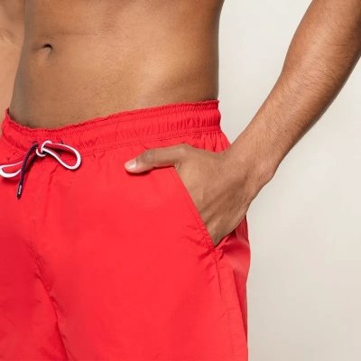 Spodenki Tommy Hilfiger szorty męskie czerwone małe logo