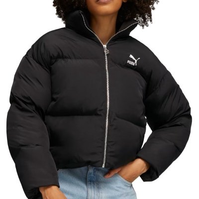 Puma kurtka damska na zimę puchowa czarna