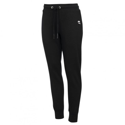 Spodnie damskie Karl Lagerfeld czarne bawełniane