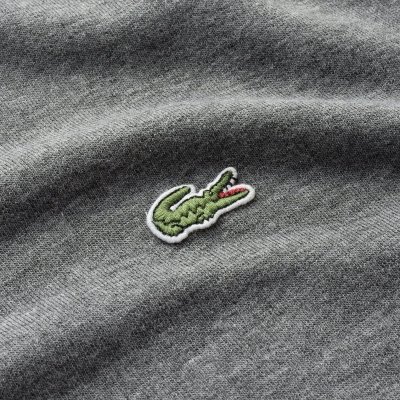 Bluza męska Lacoste szara bawełniana wkładana przez głowę