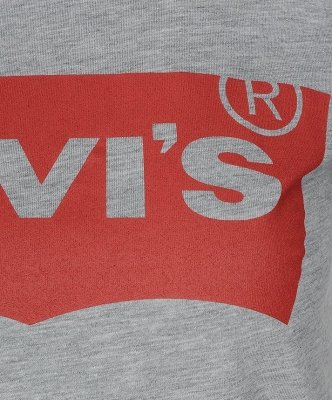 T-shirt damski koszulka Levi's Levis szary bawełniana małe logo