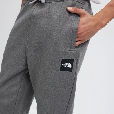 Spodnie dresowe The North Face sportowe małe logo szare