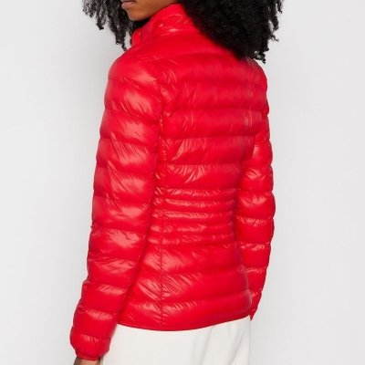 Kurtka damska Emporio Armani EA7 czerwona wiosenna przejściowa