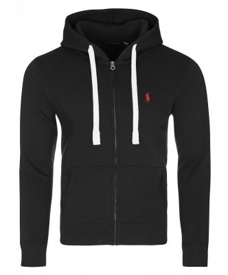 Ralph Lauren bluza męska rozpinana z kapturem czarna
