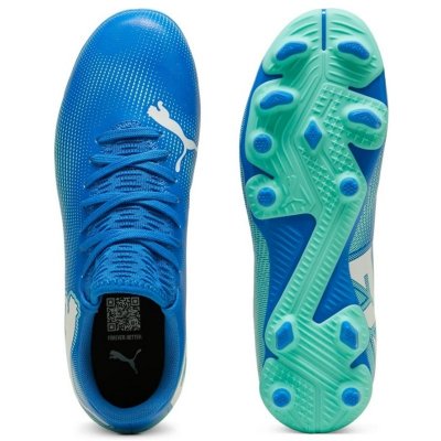 Buty korki Puma piłkarskie dziecięce niebieskie