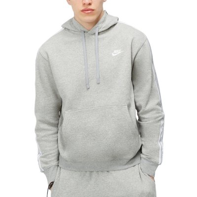 Nike komplet dresowy bawełniany męski spodnie bluza z kapturem szary