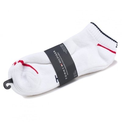 Tommy Hilfiger skarpety 3 pary krótkie stopki białe