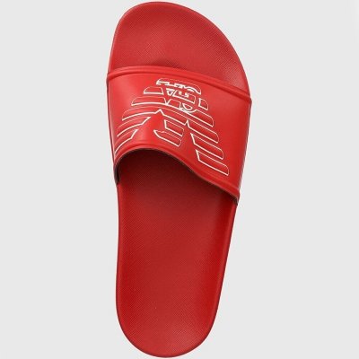 Emporio Armani klapki buty męskie czerwone 