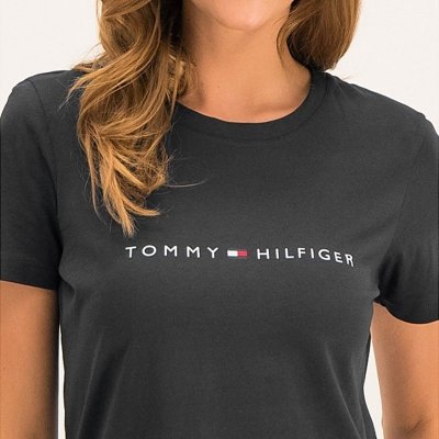 T-shirt Tommy Hilfiger koszulka bluzka damska czarna