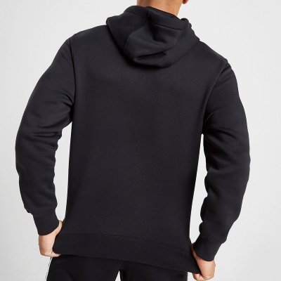 Nike komplet dresowy bawełniany męski spodnie bluza z kapturem czarny