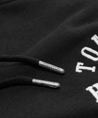 Bluza Tommy Hilfiger męska czarna z kapturem bawełniana