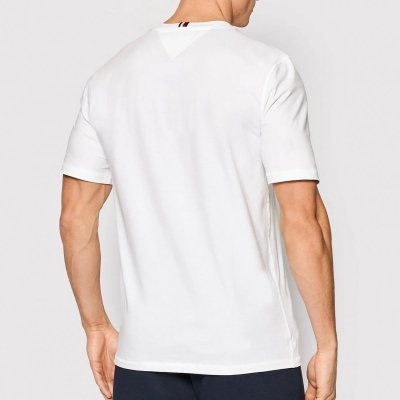 T-shirt Tommy Jeans koszulka męska z okrągłym dekoldem biała
