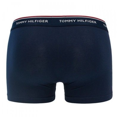 Bokserki Tommy Hilfiger majtki męskie 3 pary białe czerwone i granatowe