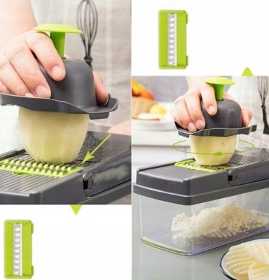 Wielofunkcyjna krajalnica i tarka do warzyw i owoców