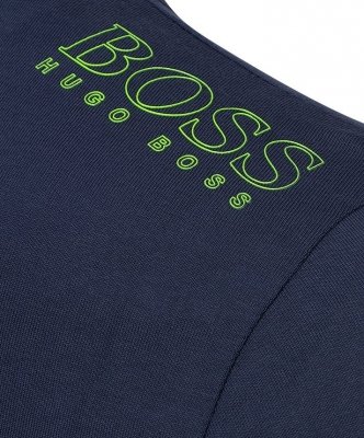 Hugo Boss longsleeve koszulka na długi rękaw męska granatowa