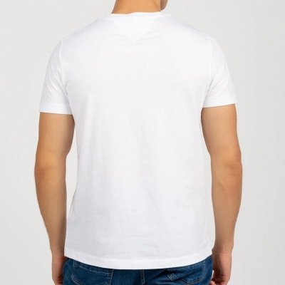 T-shirt Tommy Hilfiger koszulka męska z okrągłym dekoldem biały